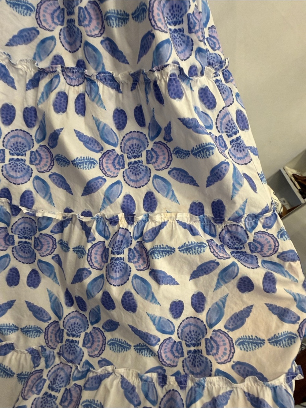 Hill House The Ellie Nap Dress in Blue Shell Mosaic - Picture 5 of 7